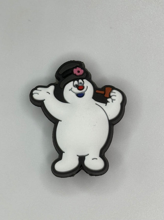 Frosty The Snowman Silicone Focal Bead