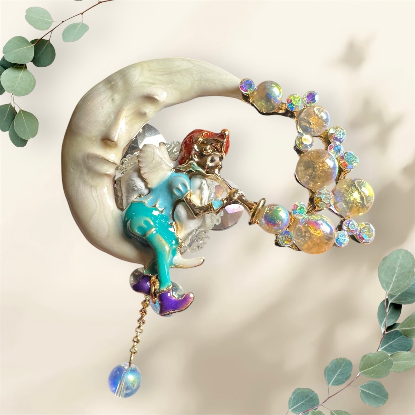 Moon Man Pearl Luxury Bead