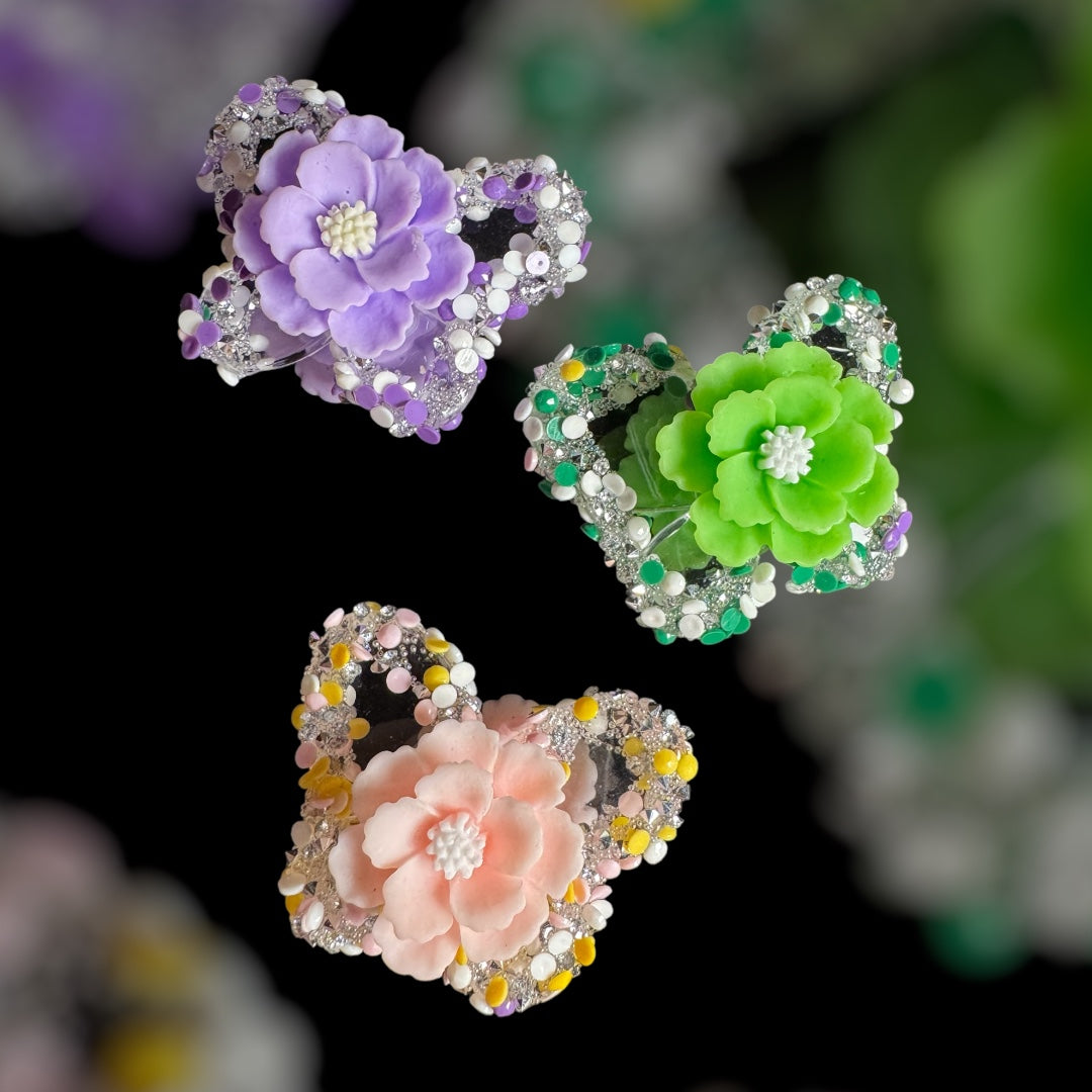 Butterfly Flower Charms