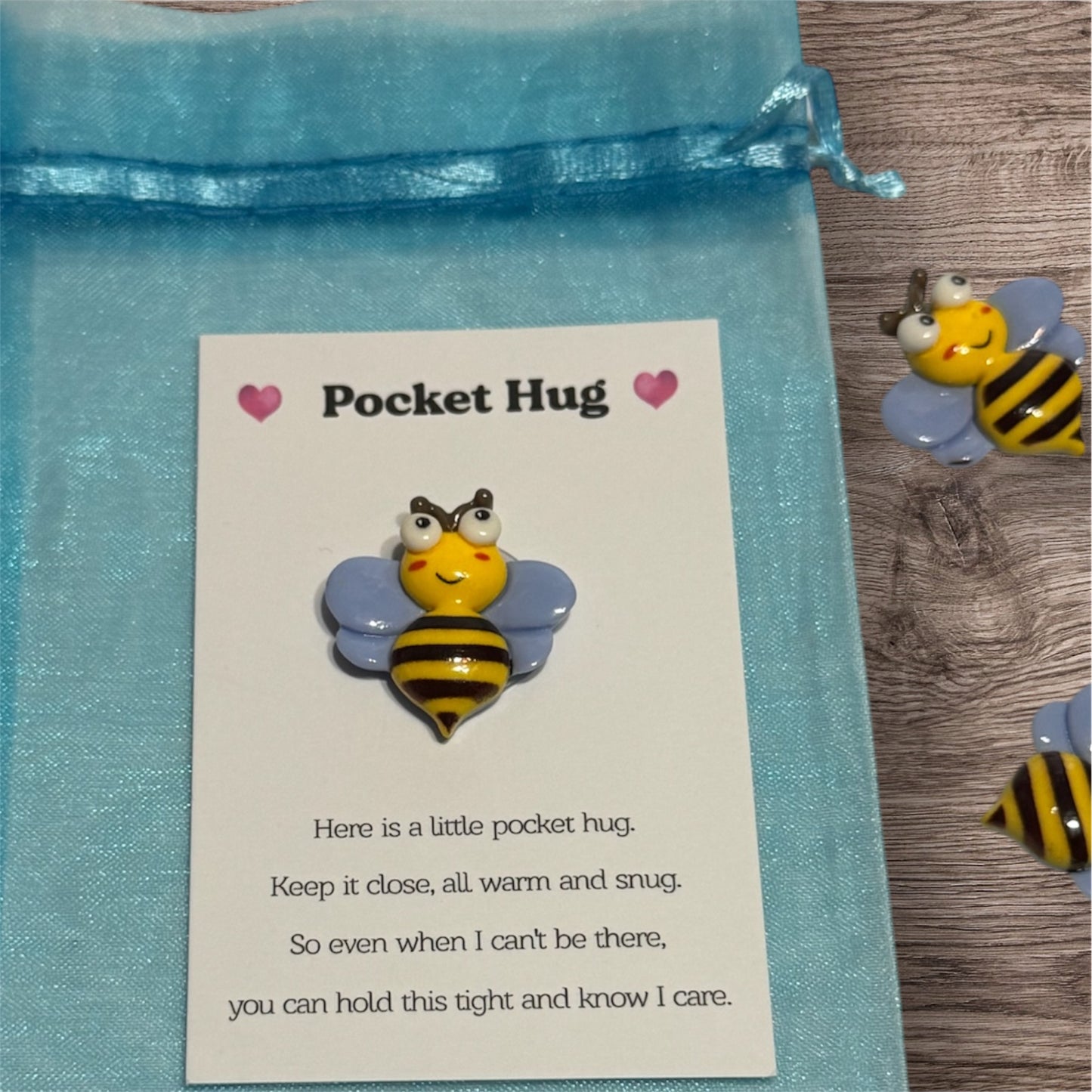Benny The Bee Pocket Hug Friend