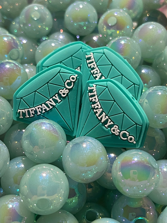 Tiffany & Co Diamond Silicone Focal Bead