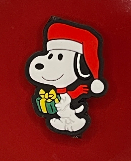 Snoopy Silicone Christmas Focal Bead