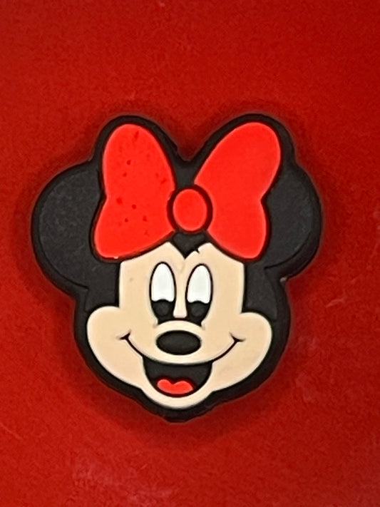 Minnie Mouse Silicone Focal Bead