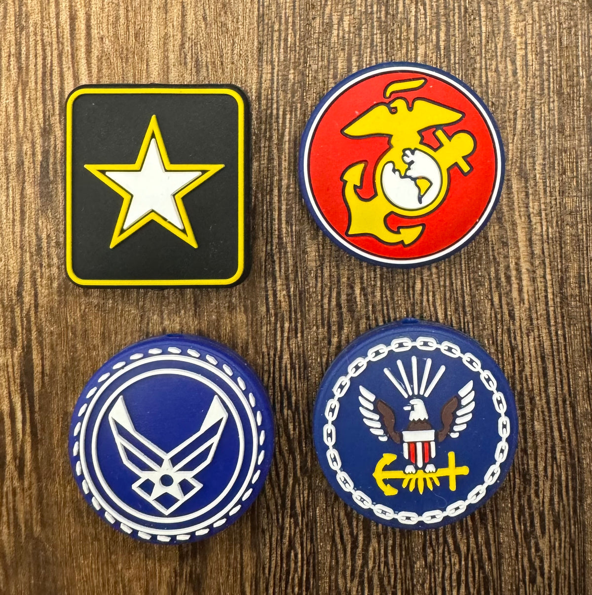 Set of Military Emblems Silicone Focals