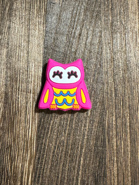 Owl Silicone Focal Bead