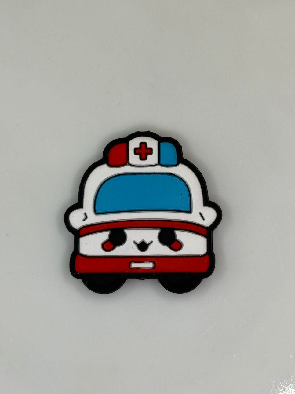 Ambulance Silicone Focal Bead