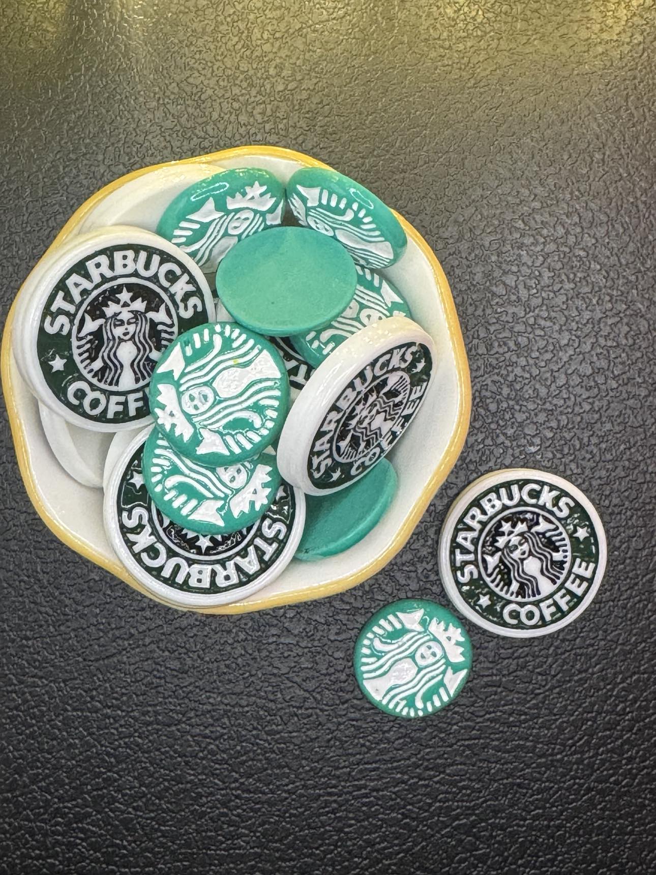 Starbucks Coin Silicone Focal