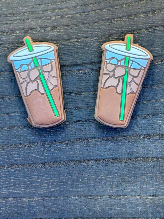 Silicone Iced Coffee Focal beads
