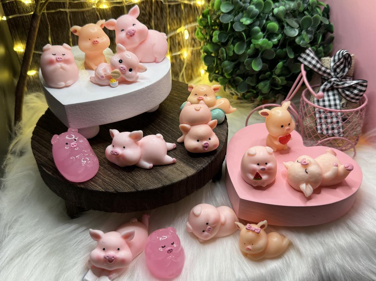 This Little Piggie Acrylic  Charm