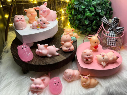 This Little Piggie Acrylic  Charm