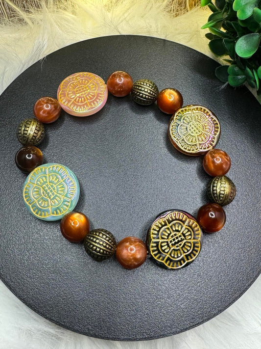 Honey and Stone Bracelet