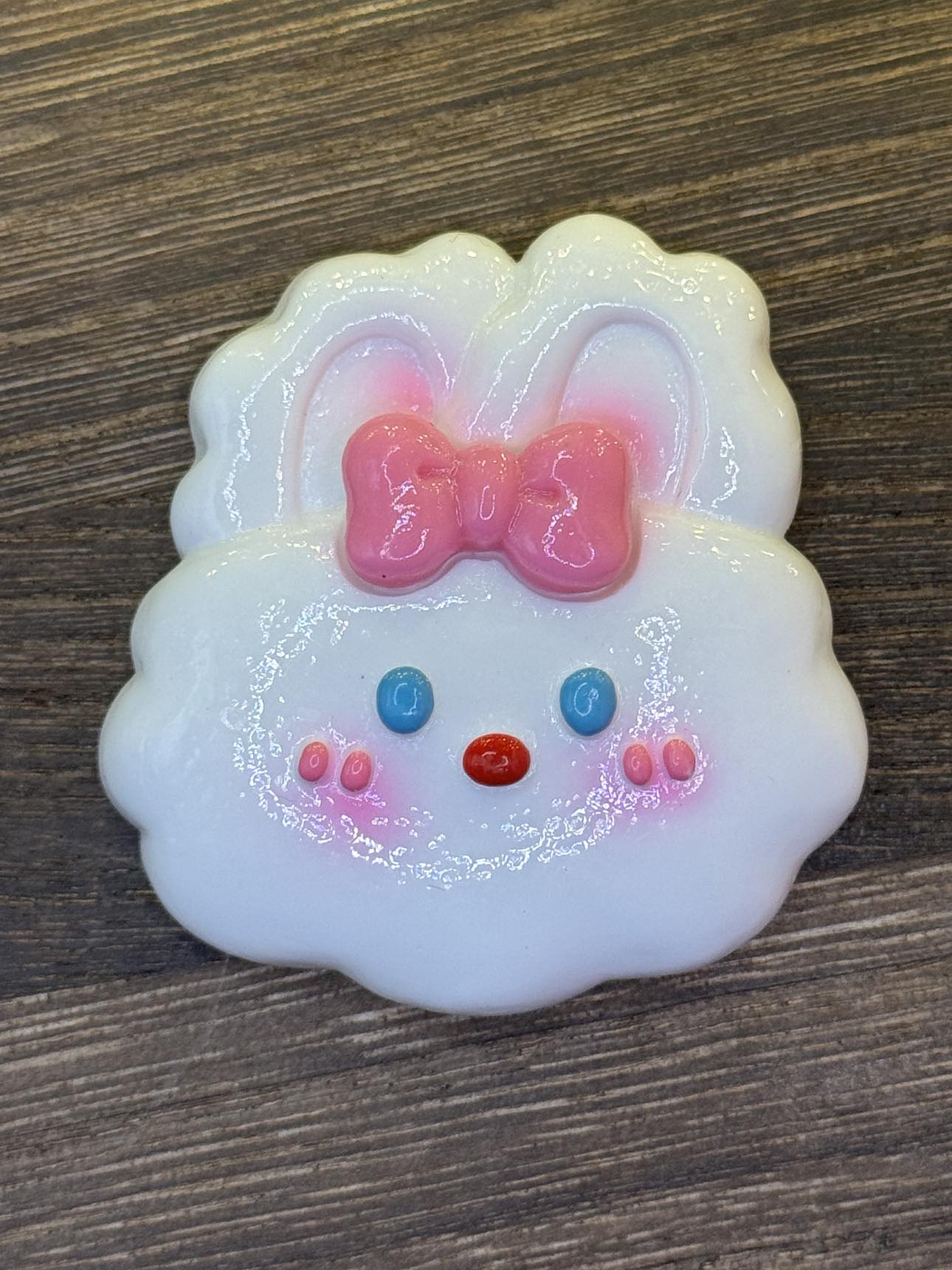 White Bunny Acrylic Charm