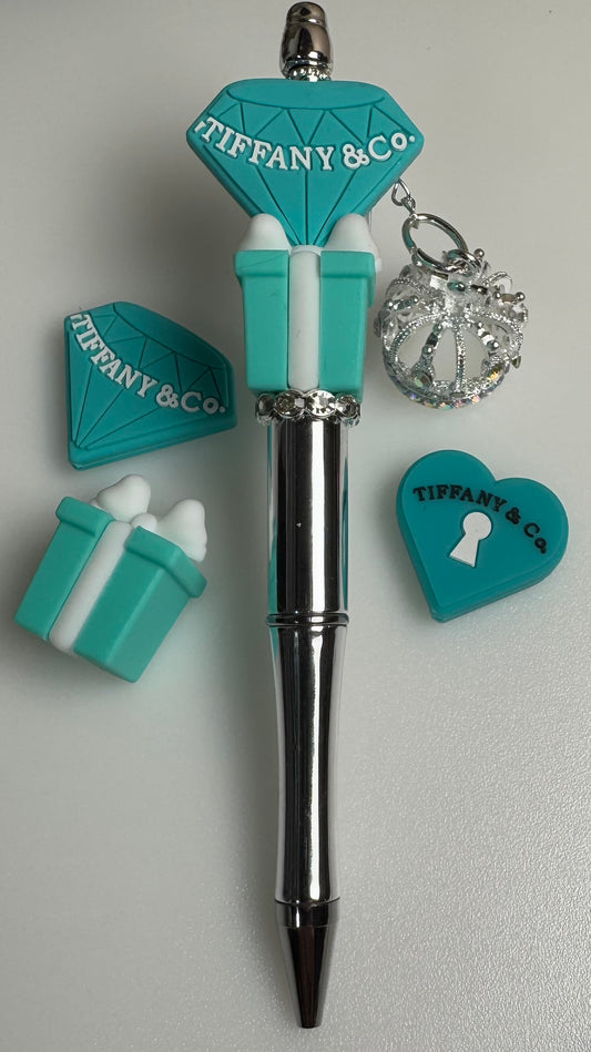 Rhinestone Crown Tiffany Gift Pen and Focals
