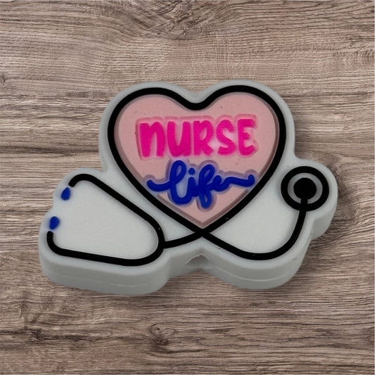 Nurse Life Silicone Focal Bead