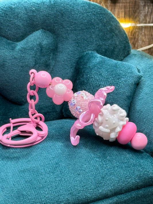 Flower keychain