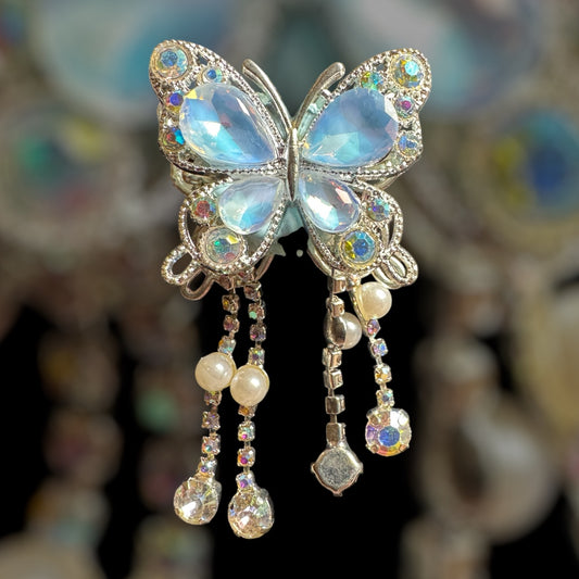 Blue Butterfly Luxury Bead with Dangles