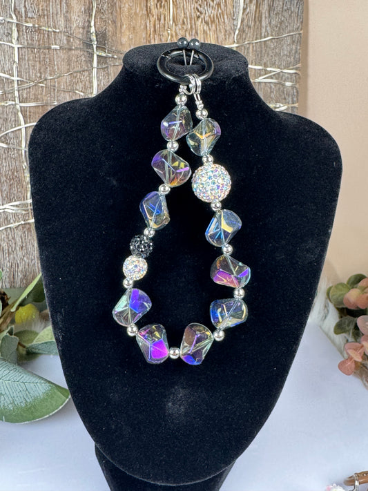 Clear Irregular Shaped Keychain