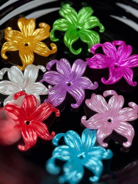 Fancy Acrylic Flowers Set