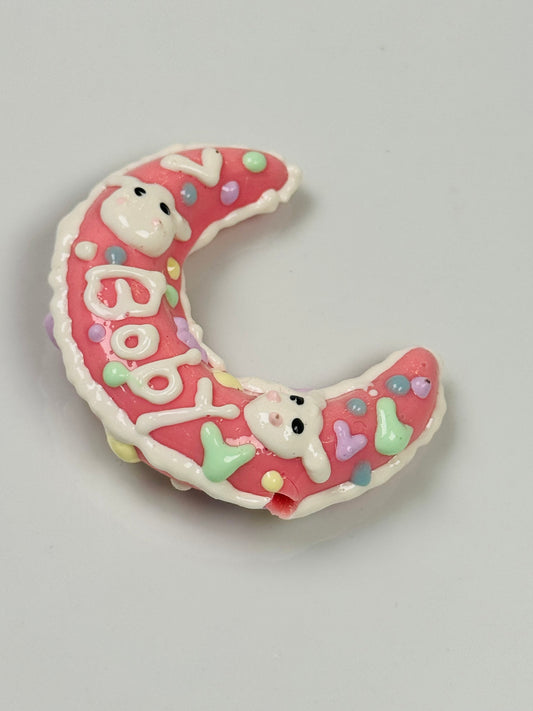 Hand painted Acrylic Baby Moon
