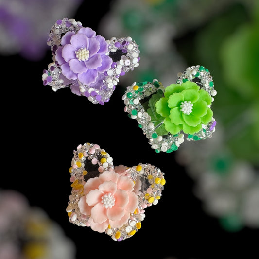 Butterfly Flower Charms