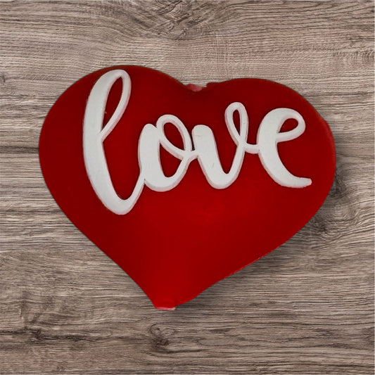 Love Heart Focal Bead