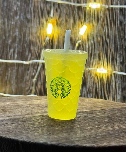 Starbucks Cup with Straw Acrylic Charm