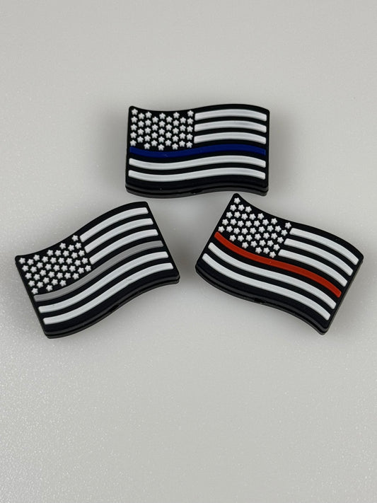 Thin Line Silicone Focal Bead