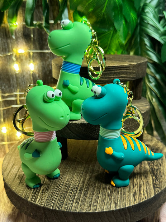 Long Neck Dinosaur Keychain
