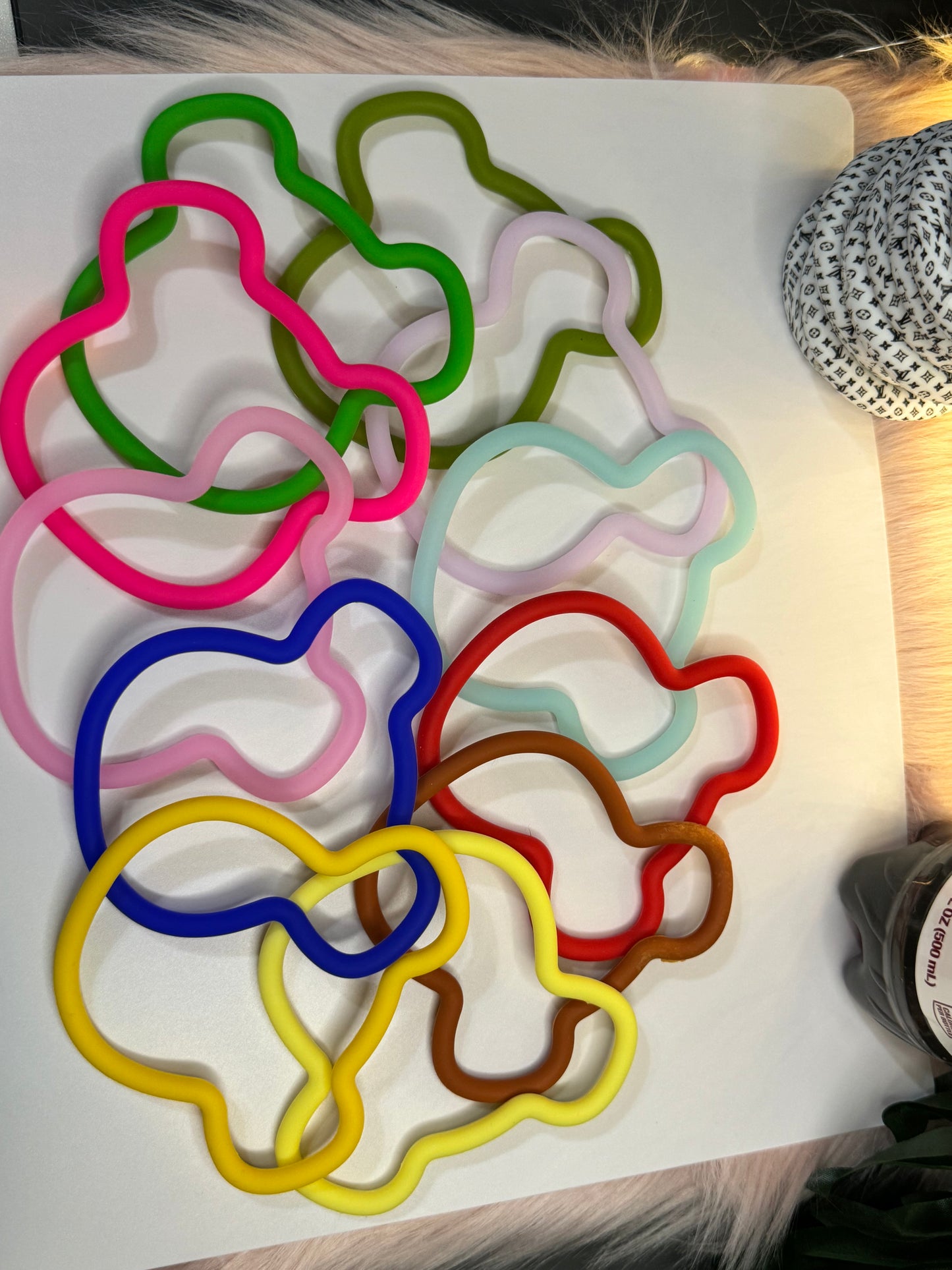 Silicone Key Rings