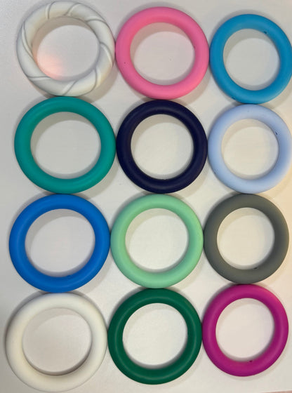 Small Silicone Key Rings
