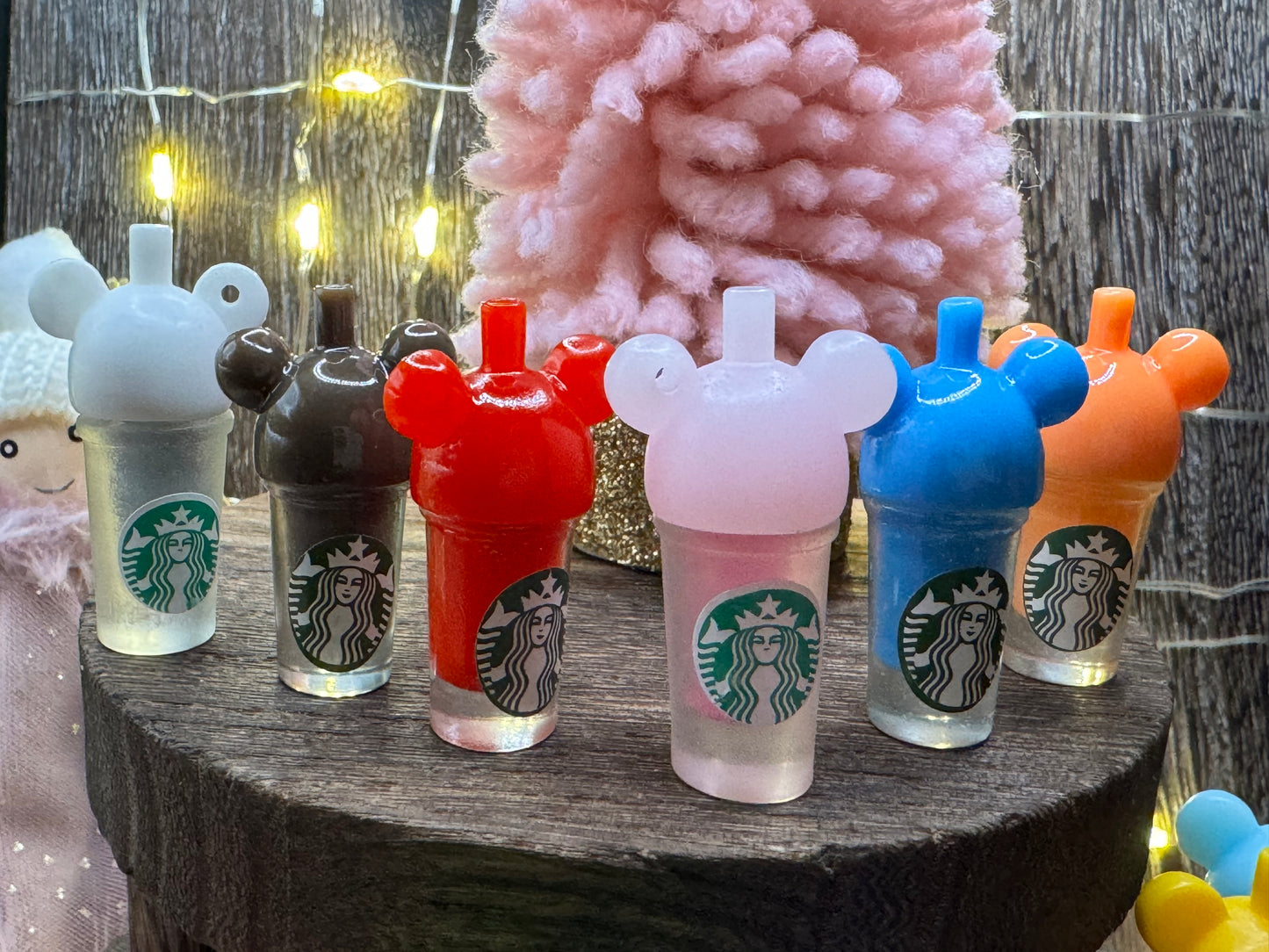 Acrylic Starbucks Charms