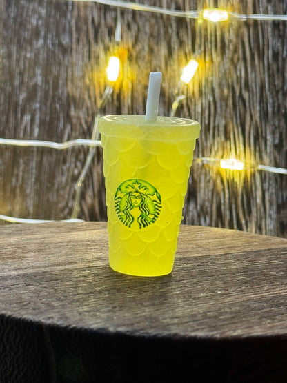 Starbucks Cup with Straw Acrylic Charm