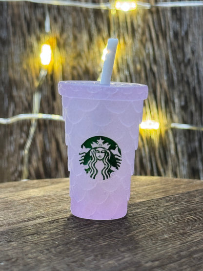 Starbucks Cup with Straw Acrylic Charm
