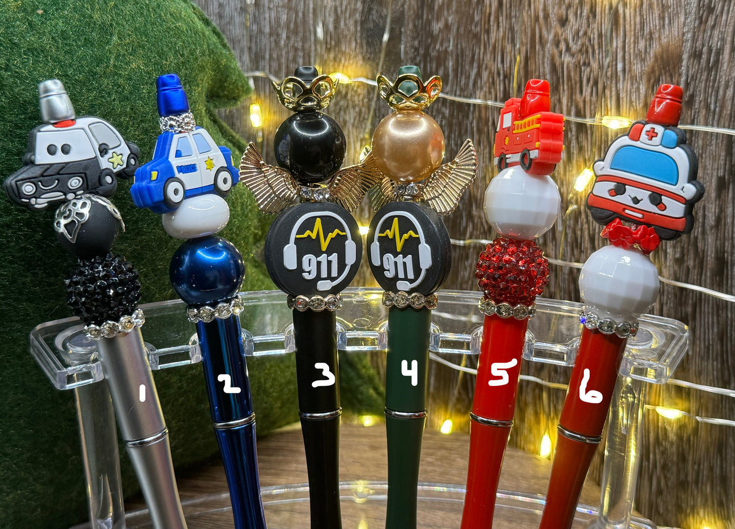 First Responder Beadable Pens