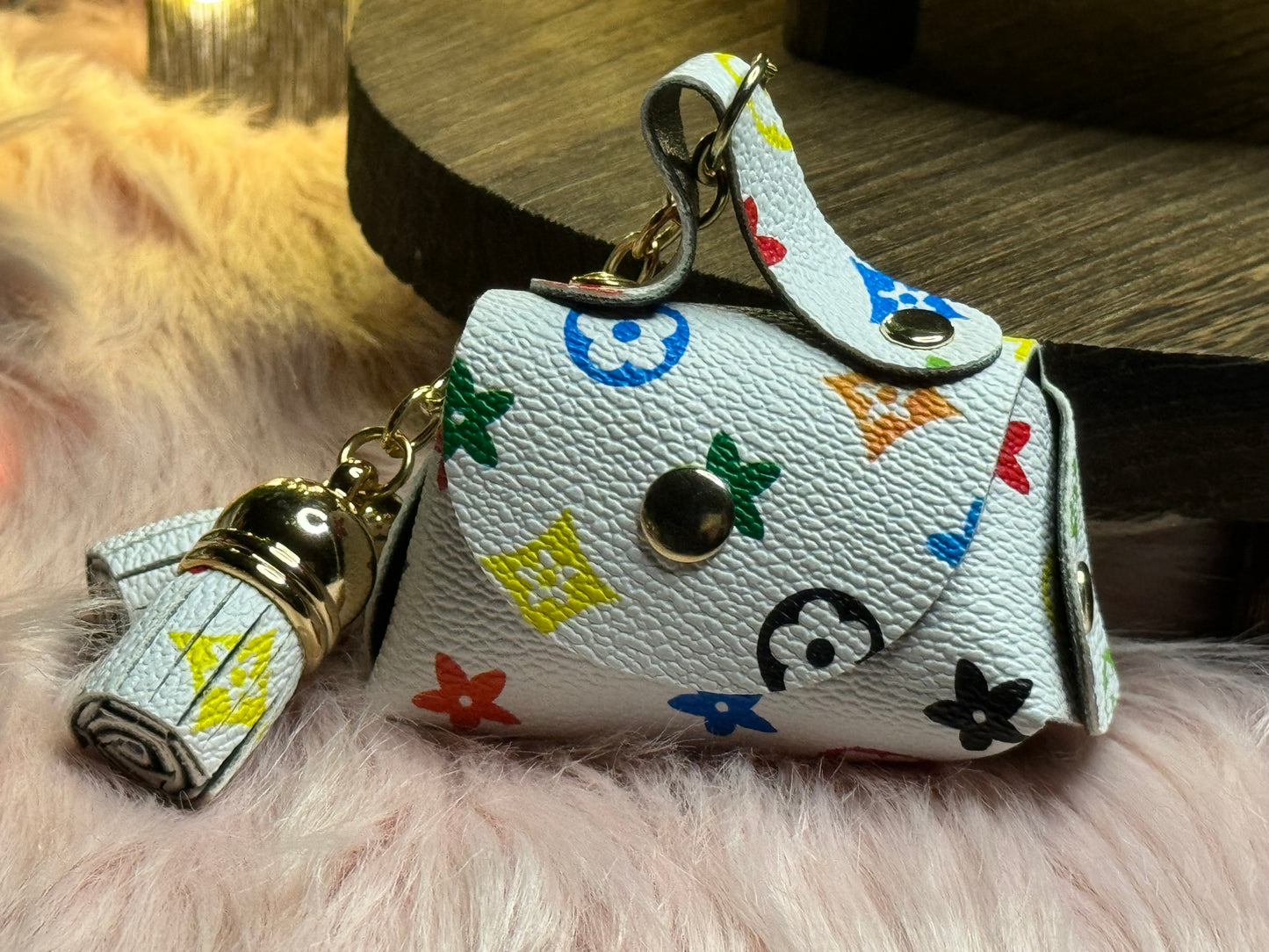 Designer Mini Purse Keychains