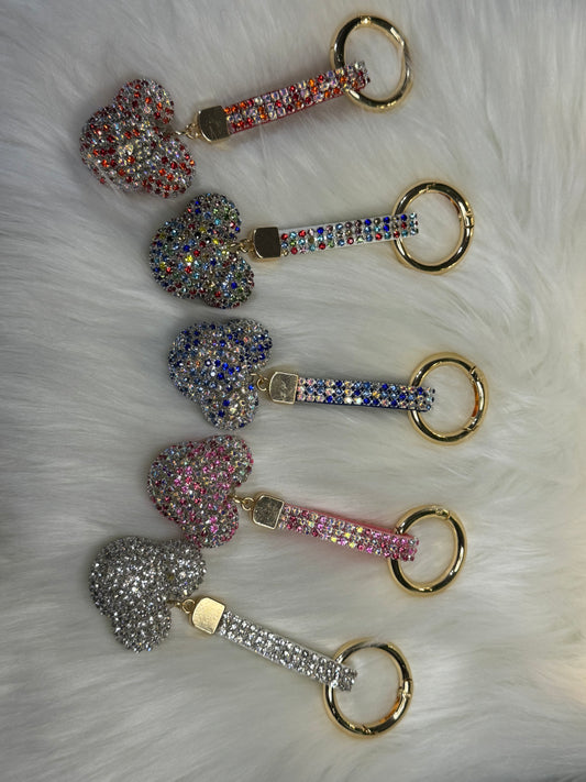 Heart Bling Keychain