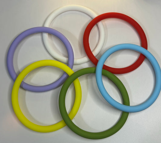 Large Silicone Ring Keyrings