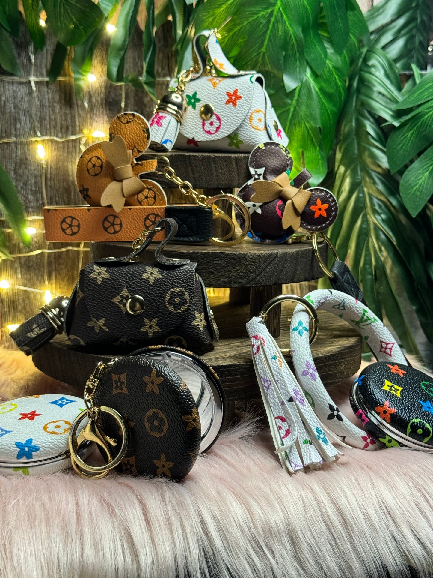 Designer Mini Purse Keychains