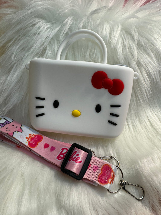 Hello Kitty Silicone Zippered Purse